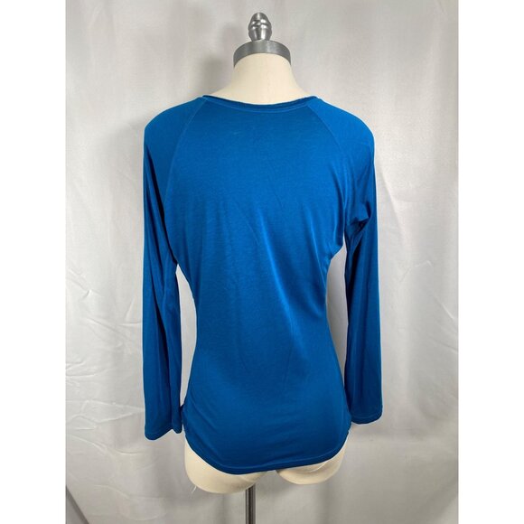 Mountain Hard Wear turquoise long sleeve tee workout hiking adventure medium - Picture 4 of 6